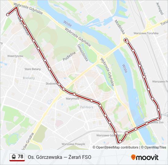 78 light rail Line Map