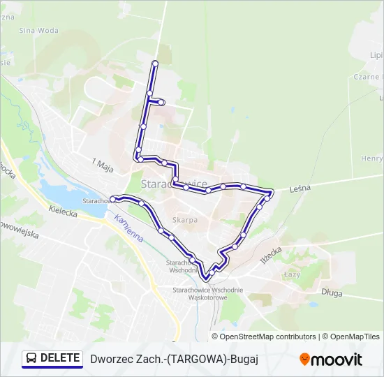 DELETE Bus Line Map