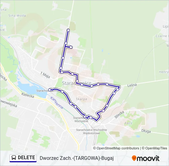 DELETE Bus Line Map