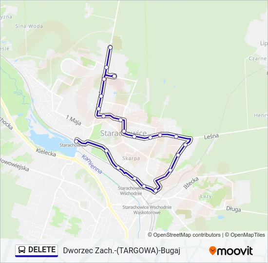 DELETE Bus Line Map