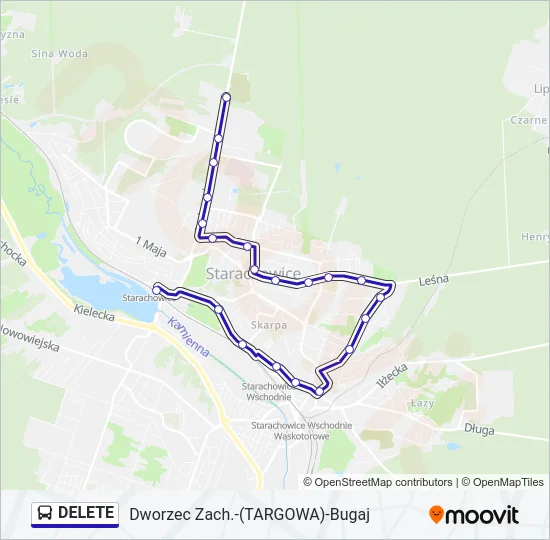 DELETE Bus Line Map