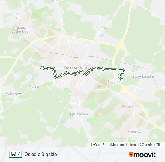 7 bus Line Map