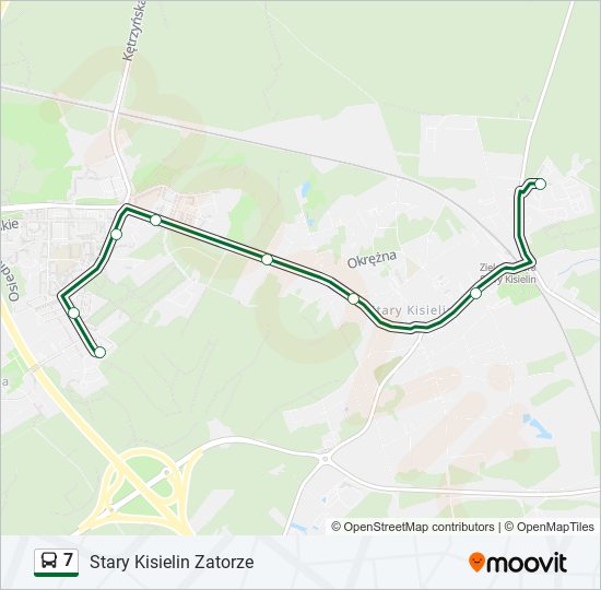 7 bus Line Map