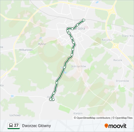 27 bus Line Map