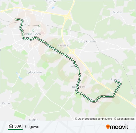 30A bus Line Map