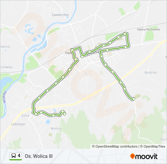 4 bus Line Map