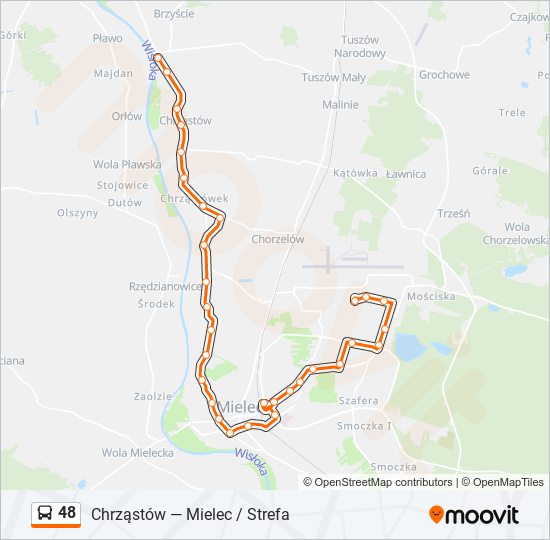 48 bus Line Map