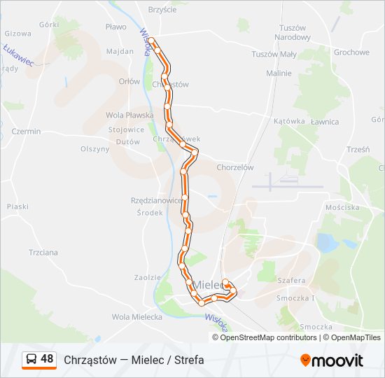 48 bus Line Map