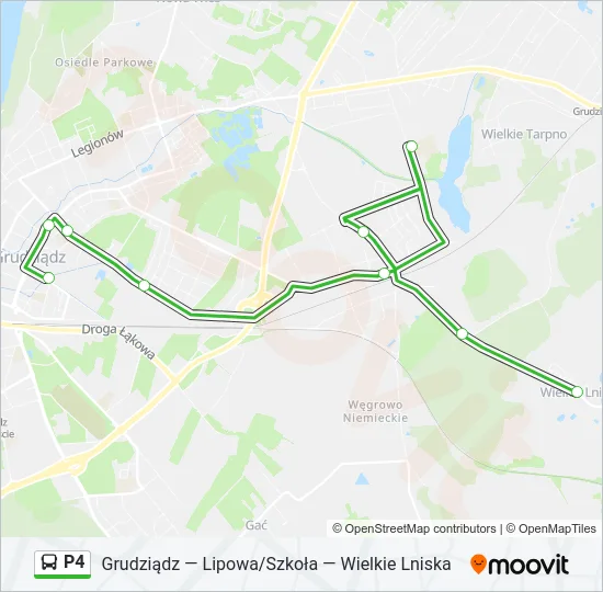 P4 Bus Line Map