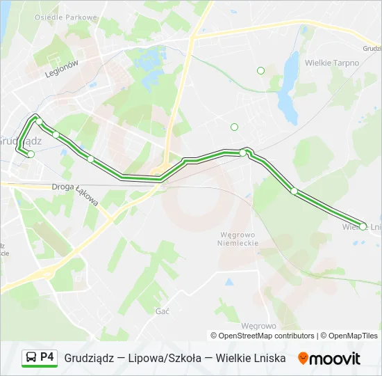 P4 Bus Line Map