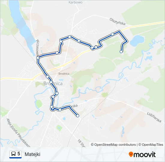  5: карта маршрута