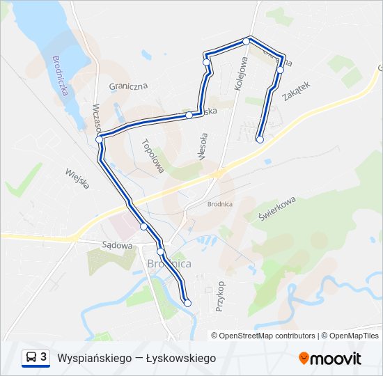 3 bus Line Map