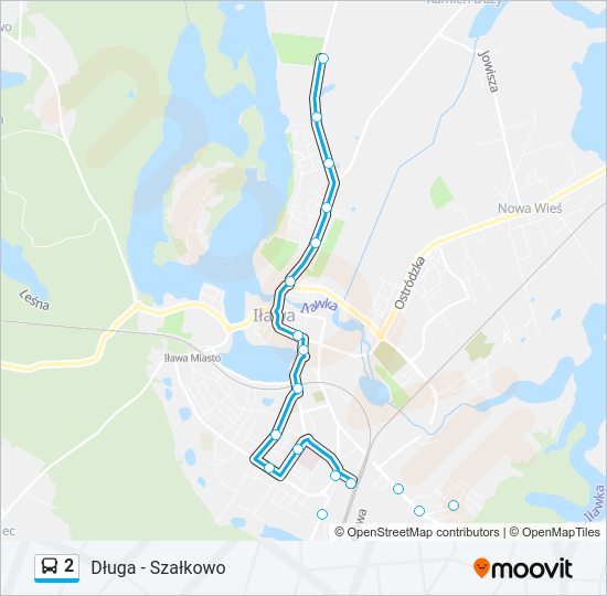 2 bus Line Map