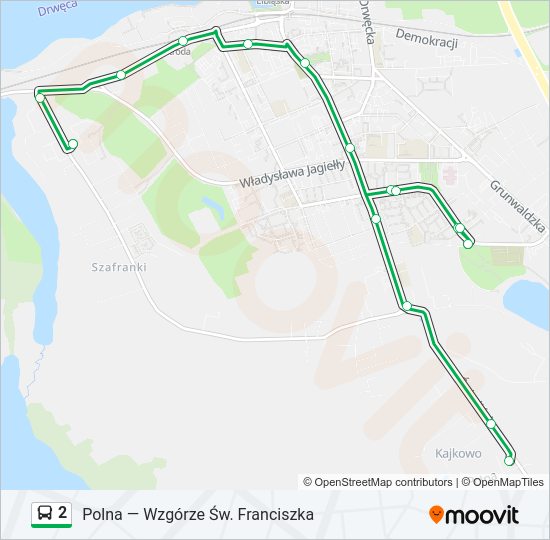 2 bus Line Map