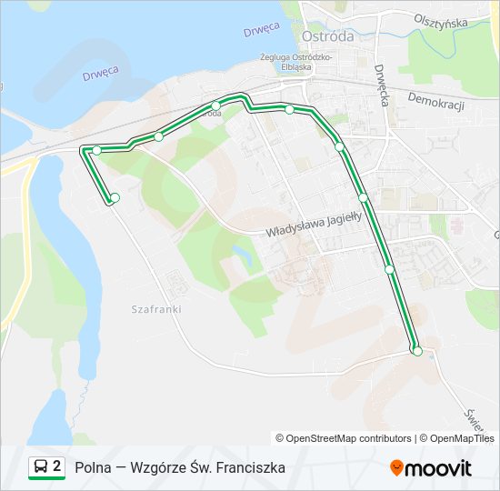 2 bus Line Map