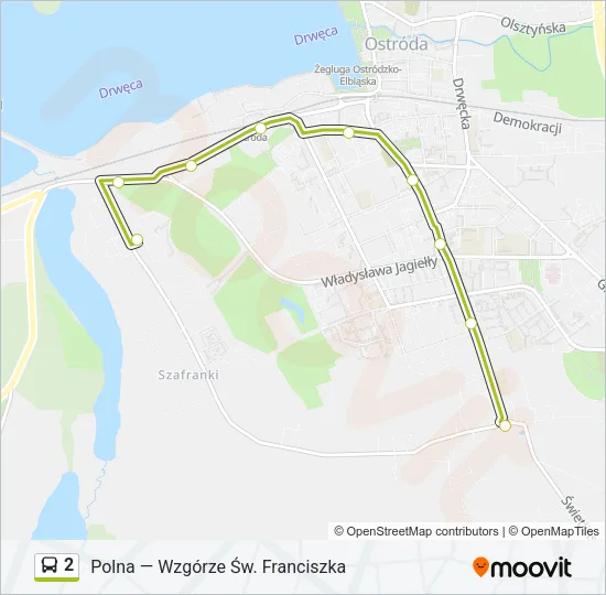 2 Bus Line Map