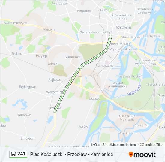 241 bus Line Map