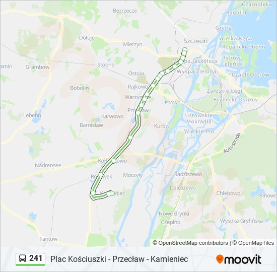 241 bus Line Map