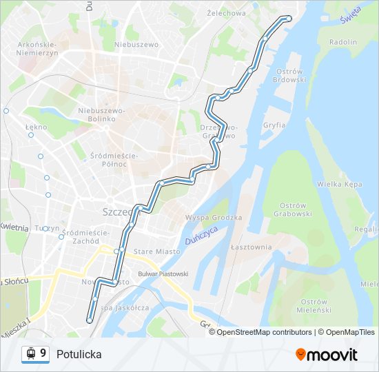 9 light rail Line Map