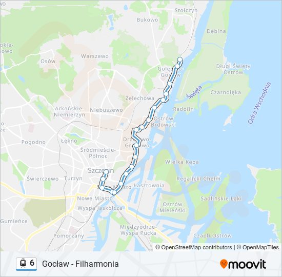 6 light rail Line Map