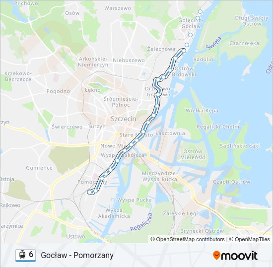 6 light rail Line Map