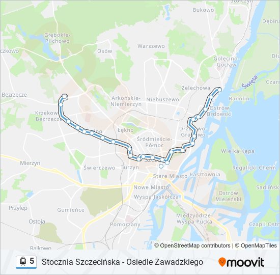 5 light rail Line Map