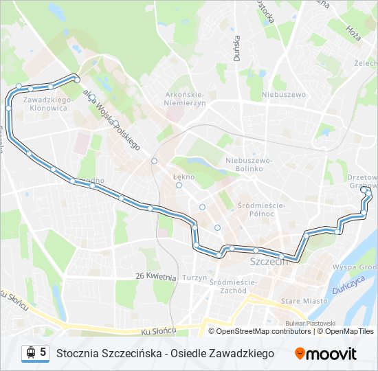 5 light rail Line Map