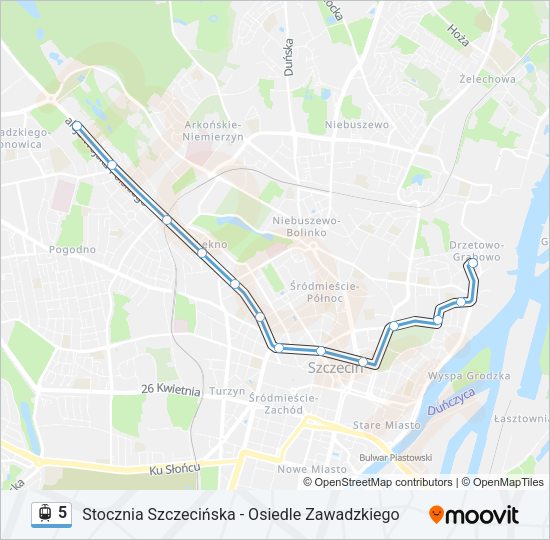 5 light rail Line Map