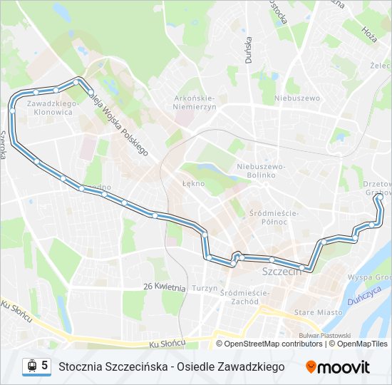 5 light rail Line Map