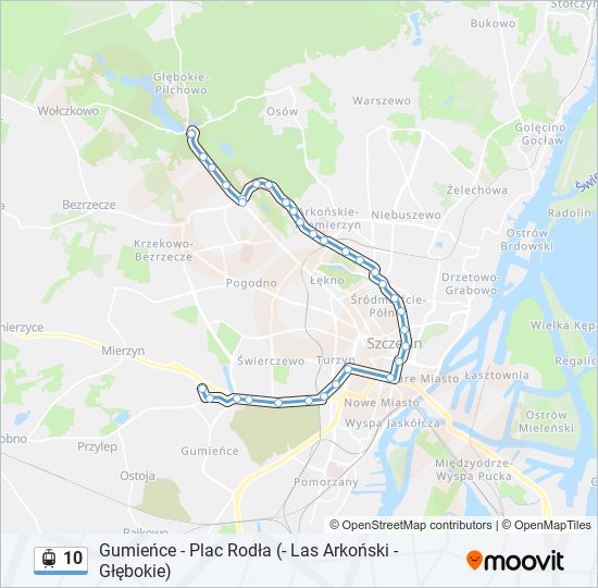 10 light rail Line Map