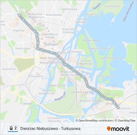 2 light rail Line Map