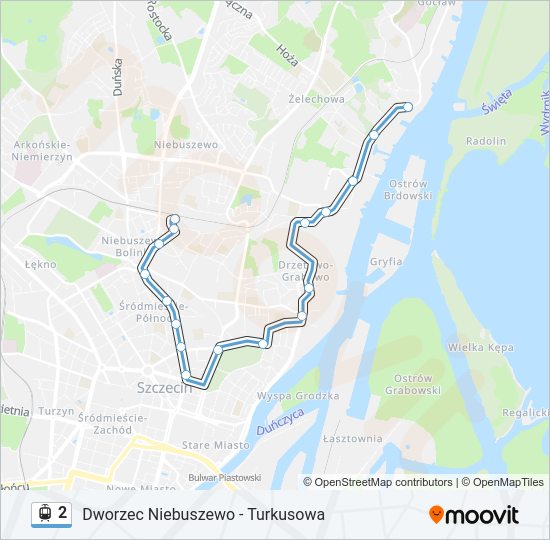 2 light rail Line Map