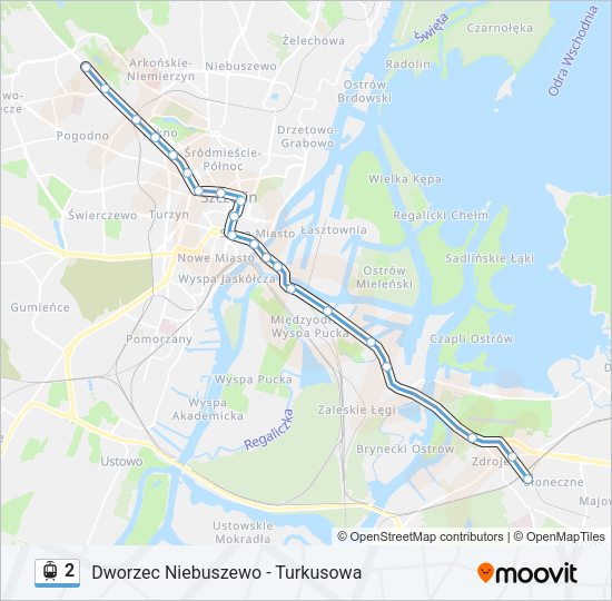 2 light rail Line Map