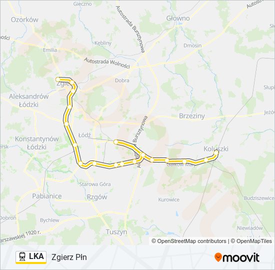 LKA train Line Map