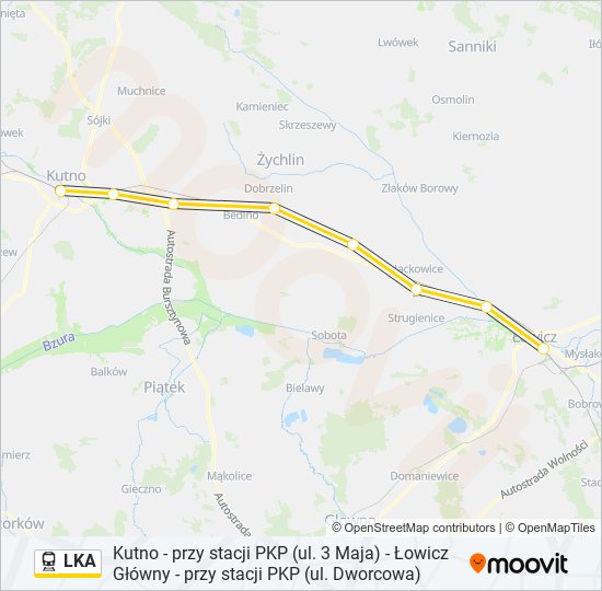 LKA train Line Map