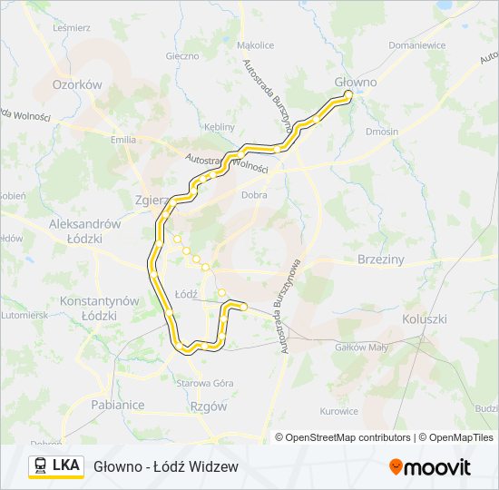 LKA Train Line Map