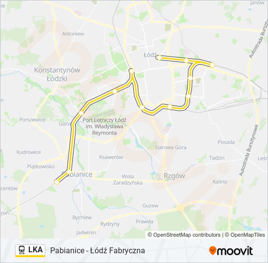 LKA train Line Map