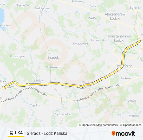 LKA train Line Map