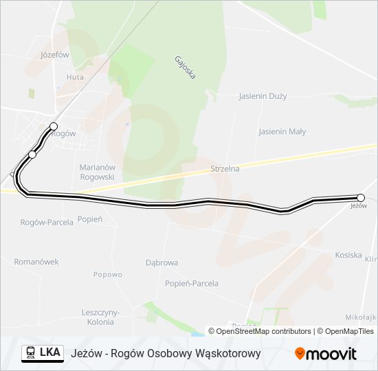 LKA Train Line Map