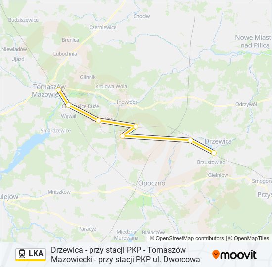 LKA train Line Map