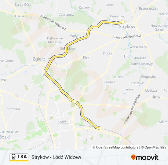 LKA train Line Map