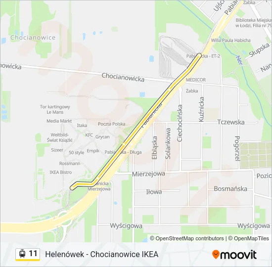 11 Light Rail Line Map