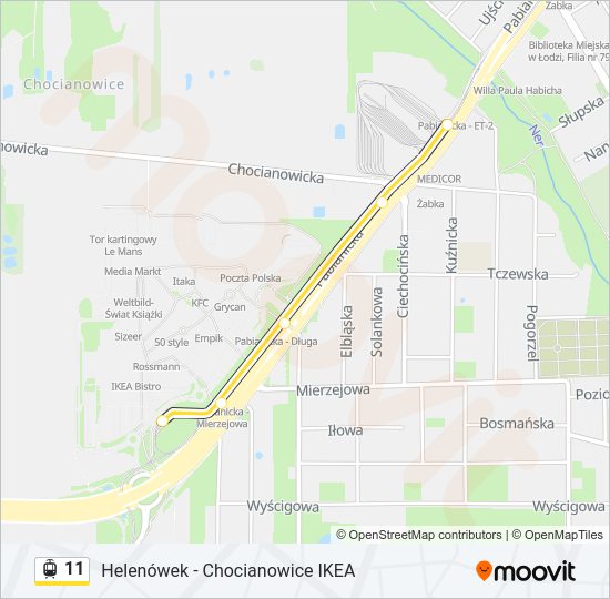 11 light rail Line Map