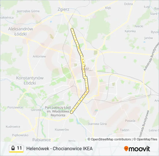 11 Light Rail Line Map