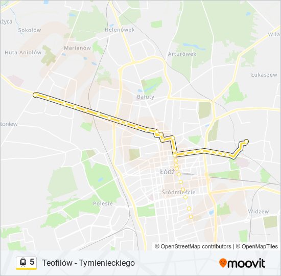 5 light rail Line Map