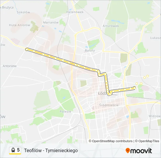 5 Light Rail Line Map