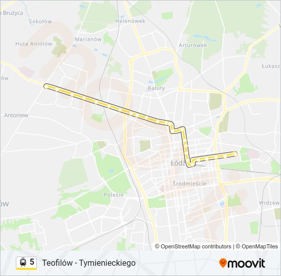 5 light rail Line Map