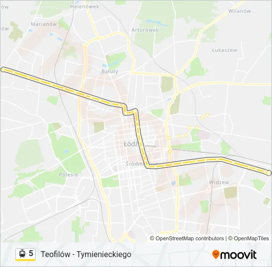 5 Light Rail Line Map