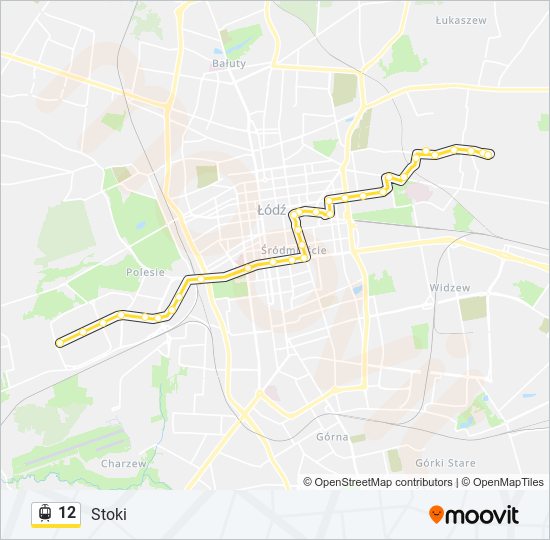 12 light rail Line Map