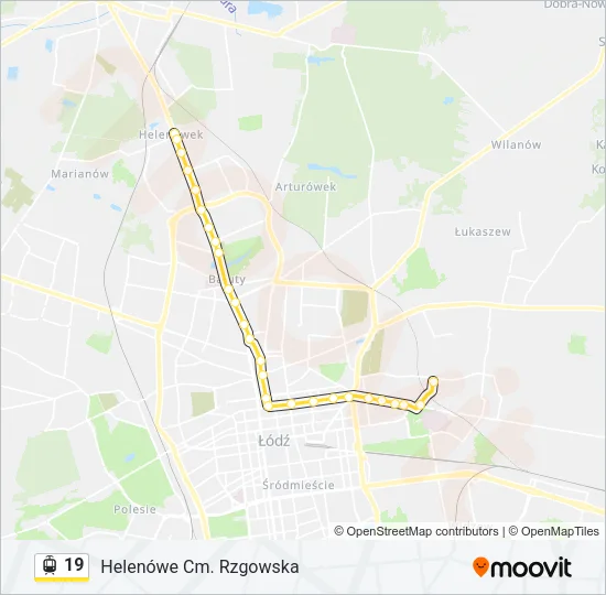 19 Light Rail Line Map